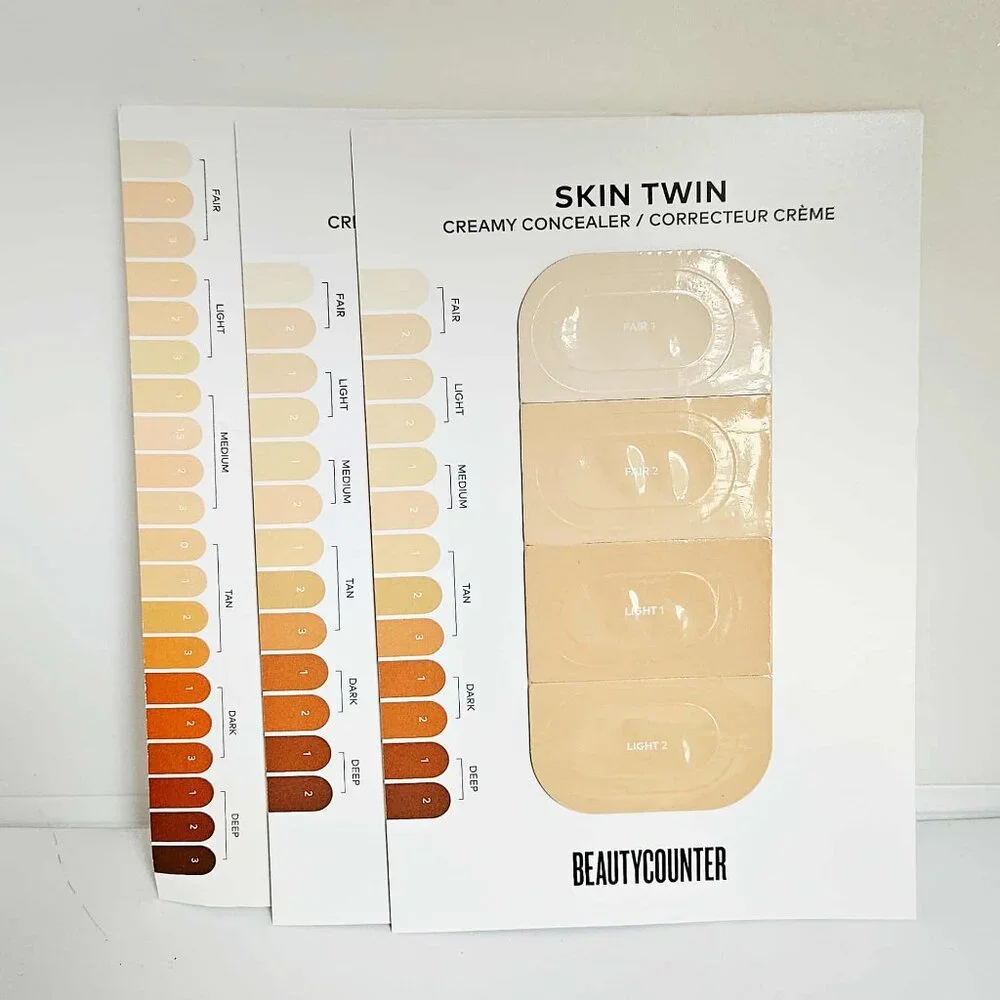 *Beautycounter* 3x Creamy Concealer Shade Samples.   - NEW! - FAST SHIP!
